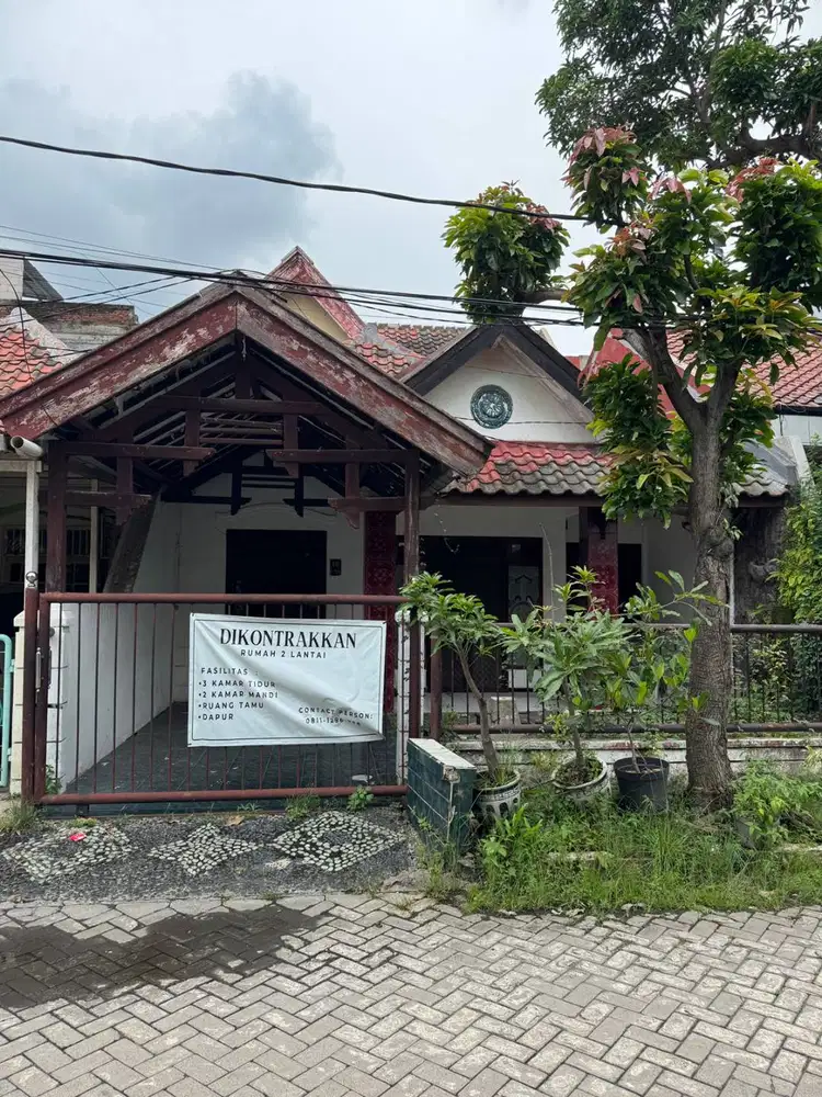 DISEWAKAN RUMAH 2 LANTAI di MARINA EMAS TIMUR, KEPUTIH, DEKAT ITS