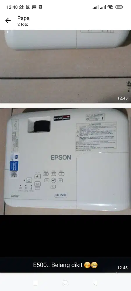 jual projector epson E500