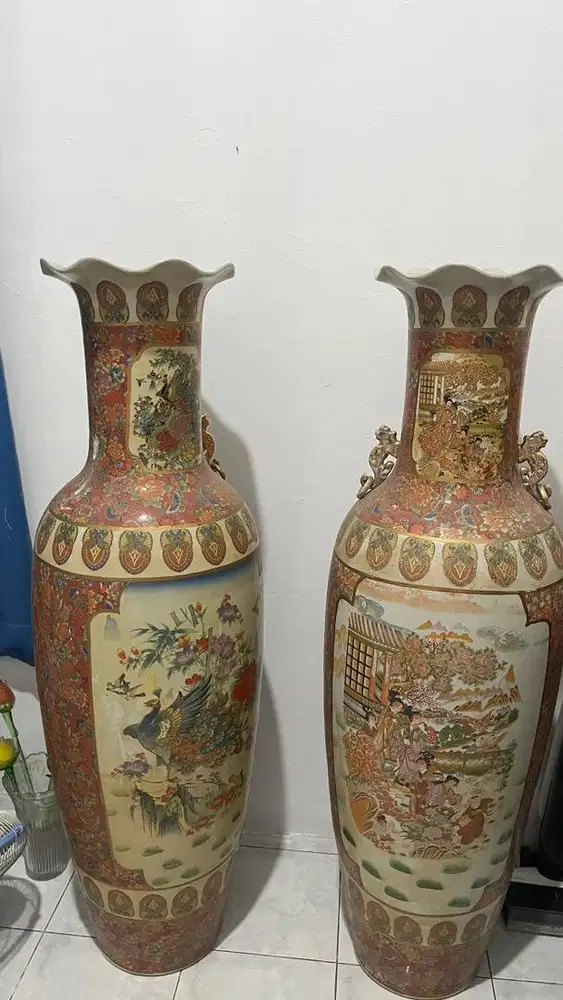 guci satsuma jepang 120cm