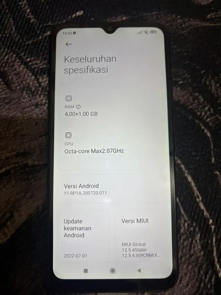 Xiaomi Redmi 9C 4/64GB hitam mulus