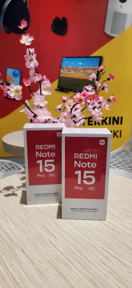 Ready Redmi Note 15 Pro 5G 8/256GB Bisa Cash/Kredit Syarat KTP Saja