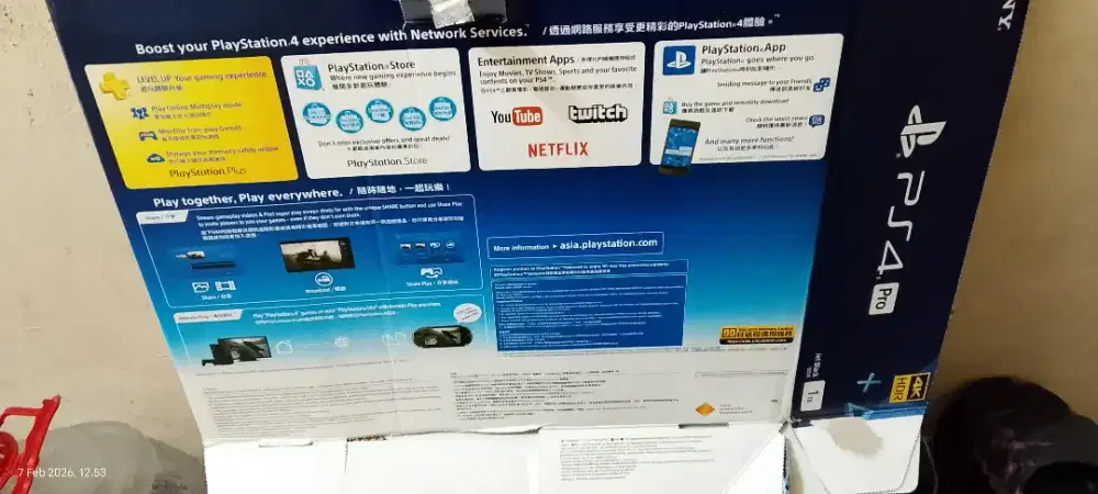 Ps 4 pro 1tb dua stick