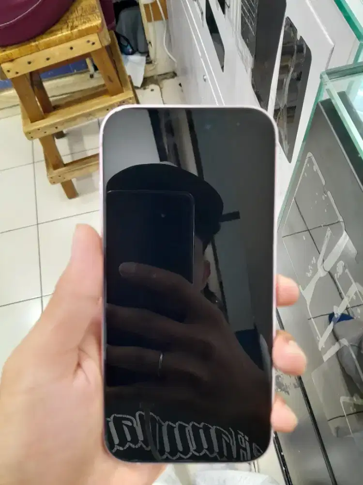 inphone 15,128/6gb ibox,full shet,warna pink