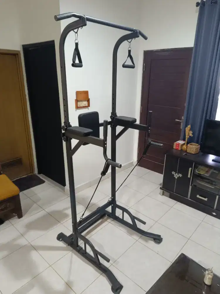 Alat Fitness Pull Up Bar / Dip Station / Home Gym Multifungsi