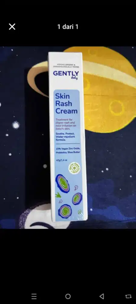 Cream ruam bayi gently