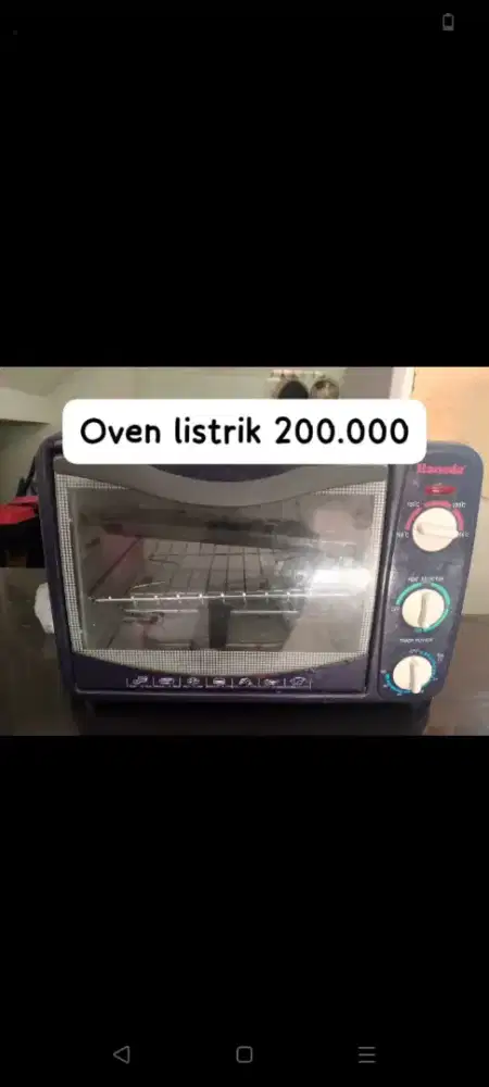 Jual oven listrik merk haneda