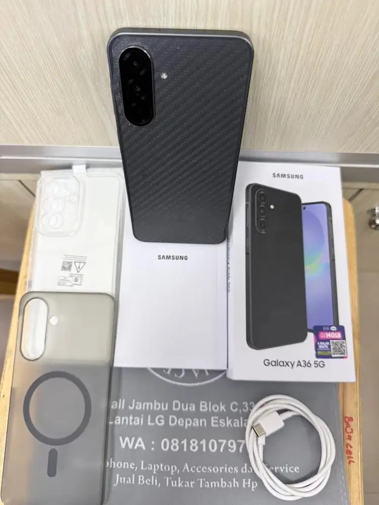 A36 8/256 lenkap resmi on garansi dari baru sdh dijaw dirawat kinclong