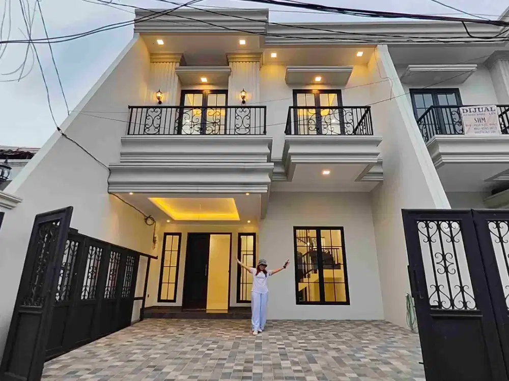 DIJUAL RUMAH AMERICAN MODERN LOKASI STRATEGIS TENANG, NYAMAN DI PONDOK BAMBU