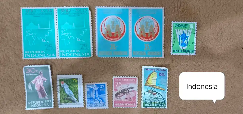Perangko dan Materai Kuno Indonesia