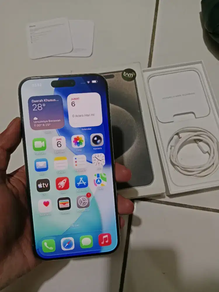 iPHONE 15 PROMAX 256GB iBOX FULLSET