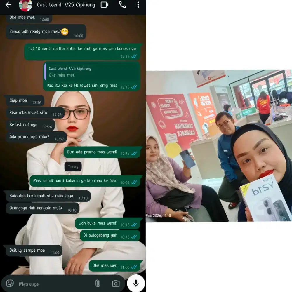 Cicilan kredit hp vivo series