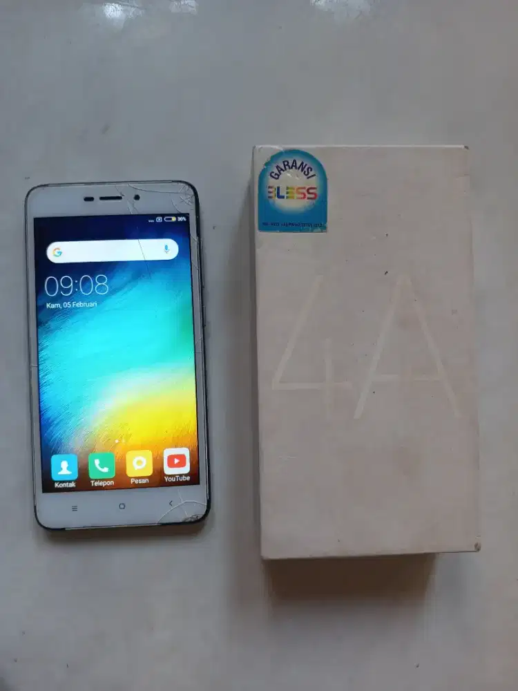 Xiomi 4A jaringan 4G Ram 2/16 Lengkap