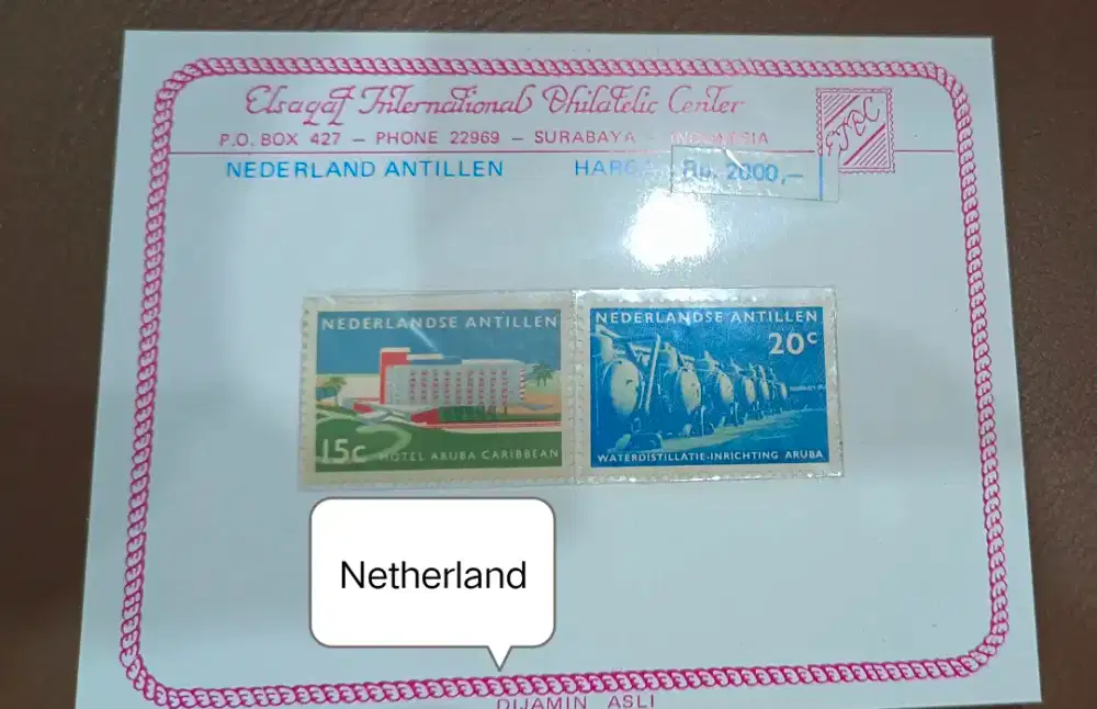 Perangko Kuno Netherland, Canada, Brasil, Philippines