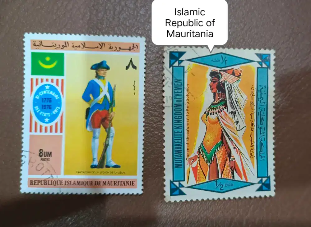 Perangko Kuno Mauritania, Austria, Germany, Poland