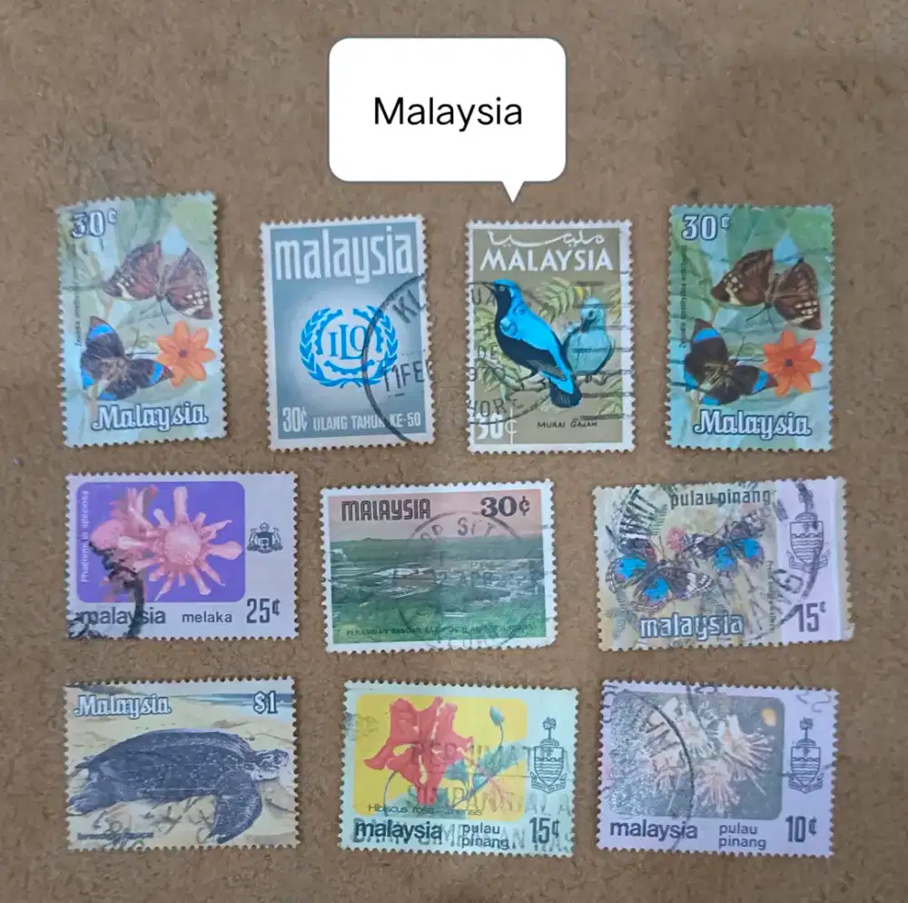Perangko Kuno Malaysia, Malaya Johore