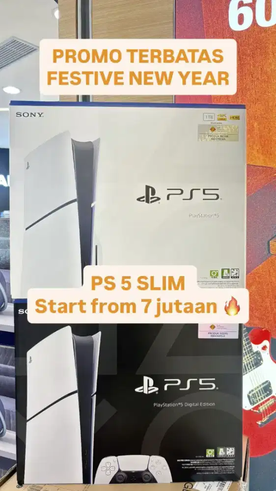 PlayStation 5 Slim Digital, and Slim Disc promo mulai dari 7 jutaan aj