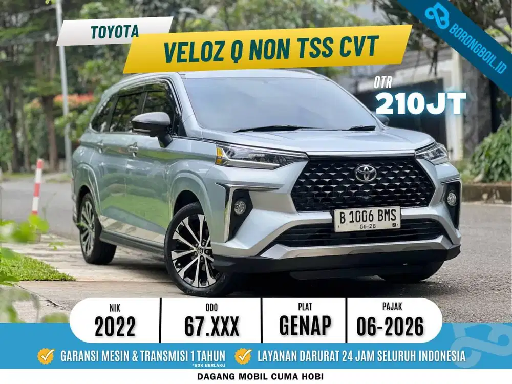 Toyota Veloz Q CVT non TSS 2022