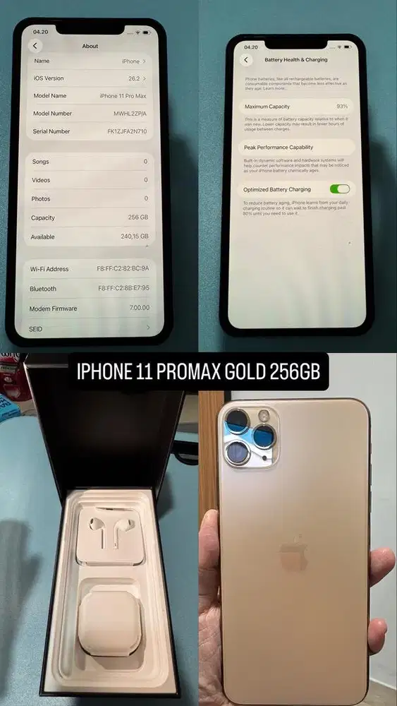 IPHONE 11 PROMAX 256 Gb