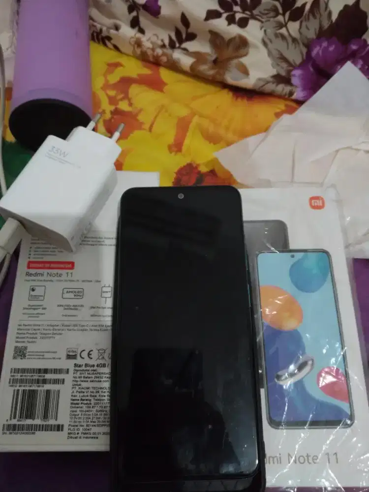 Redmi note 11 star blue ram 4+2