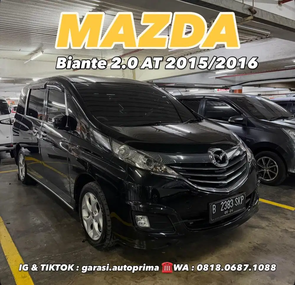 Mazda Biante Skyacktive 2015 pakai 2016
