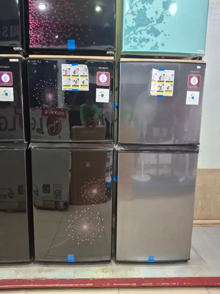 KULKAS 2 PINTU SHARP PROMO KREDIT BUNGA RINGAN