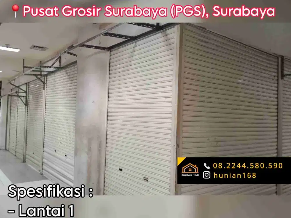 Jual Stand Pusat Grosir Surabaya PGS Pasar Turi Baru Dupak Pasar Atum Atom ITC Kapasan Utara