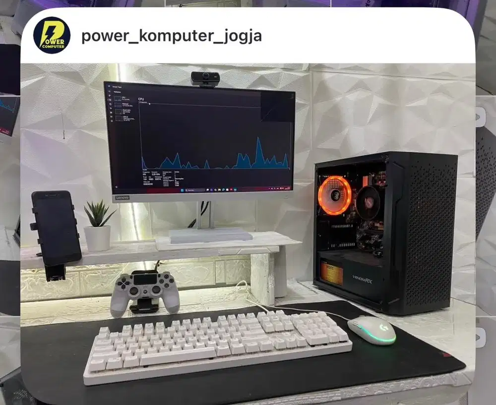 PC Amd Ryzen 5 4500 A320M Ram 16Gb Gtx 1650 Nvme 256GB Wifi Garansi