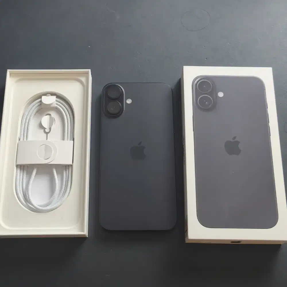 IPHONE 16 PLUS 128GB BLACK GARANSI RESMI
