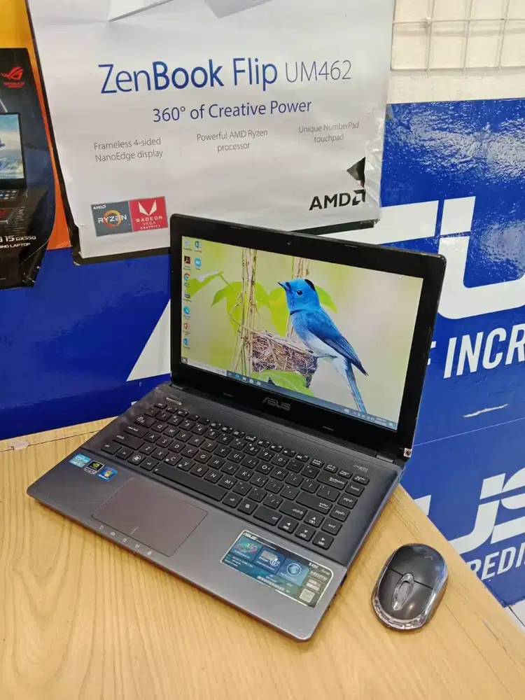 DIJUAL LAPTOP KERJA ASUS K45V CORE i7 RAM 8GB SIAP PAKAI