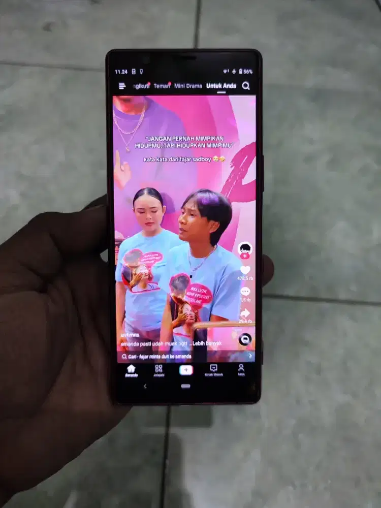 Dijual HP Sony Xperia 5 All Operator Kamera Jernih Banget