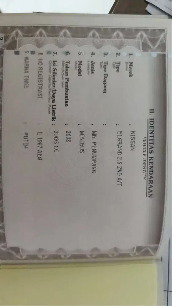 Dijual Cepat Nissan Elgrance BU !