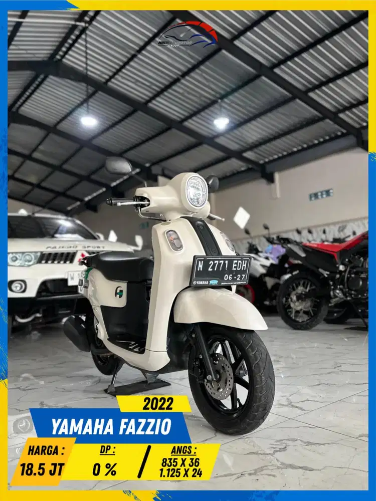 YAMAHA FAZZIO 2022 MANTAP POLL MASZEEHH HIKMAH MOTOR KEPUH MALANG