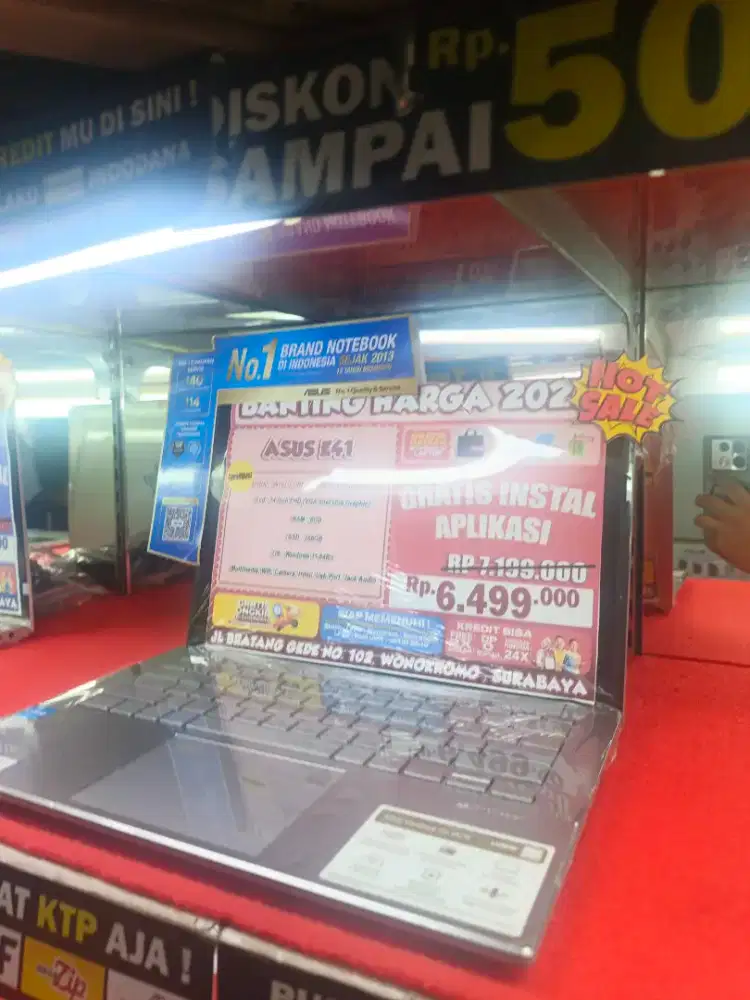 Asus Vivobook E41 Cicilan Tanpa DP Free 2x angsuran