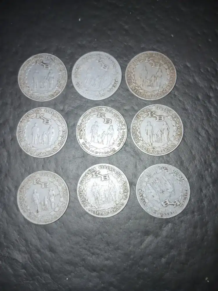 Koin 5 rp aluminium antik