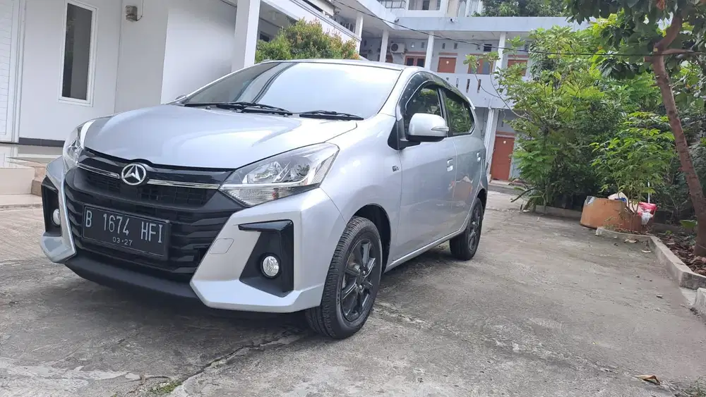 Daihatsu ayla 1200 cc X deluxe manual km 15 rb antiik servis record
