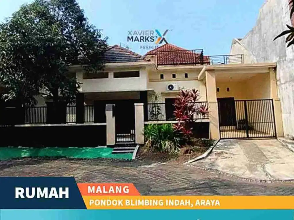 Dijual Rumah Luas Siap Huni Dekat Plaza Araya di PBI Araya, Malang