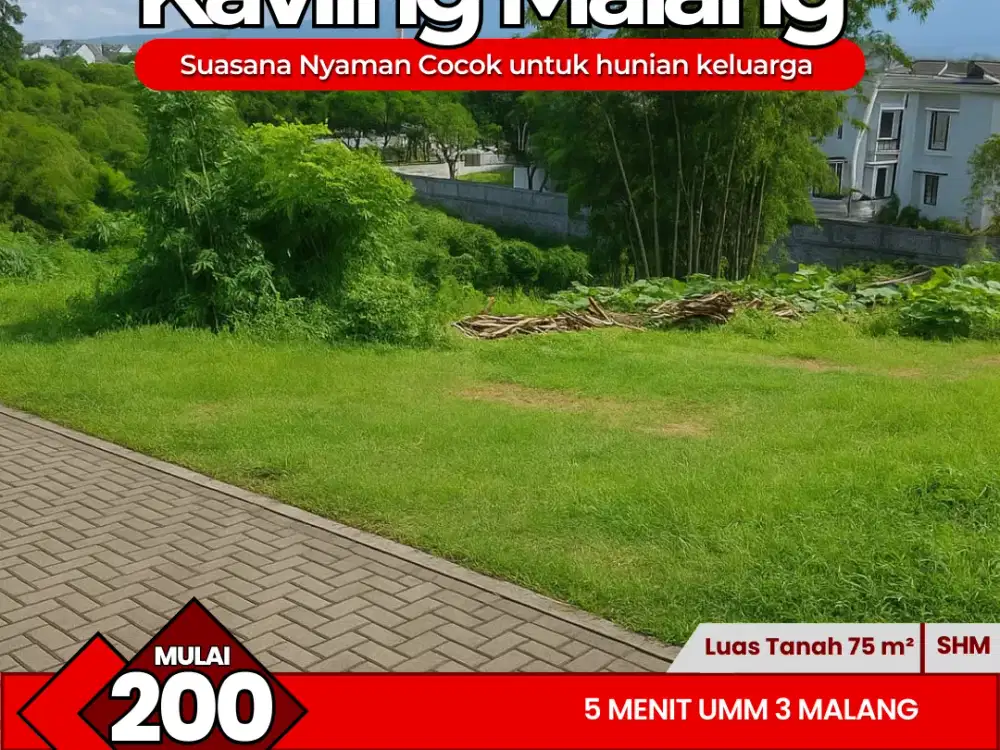 Tanah Strategis Kota Malang Dekat Kampus UMM