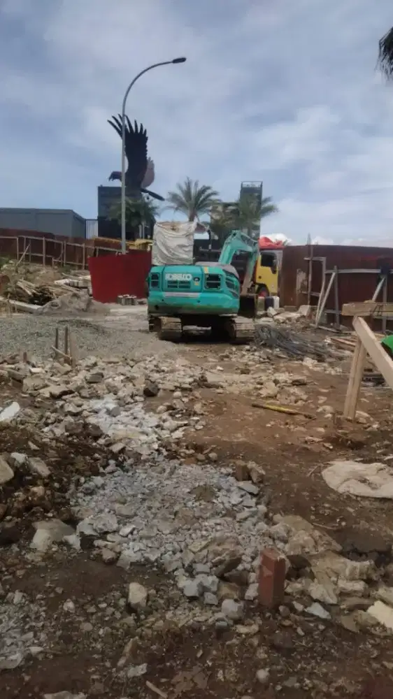 Bongkar Beton Cut and fill  bongkaran gedung tua