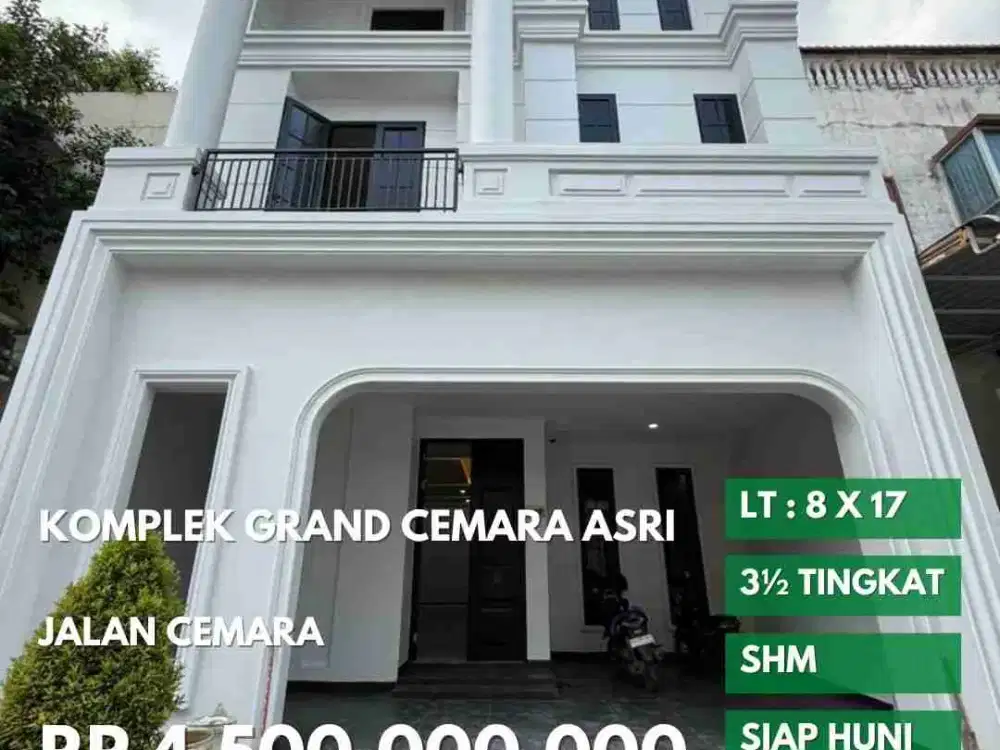 villa cantik komplek grand cemara asri