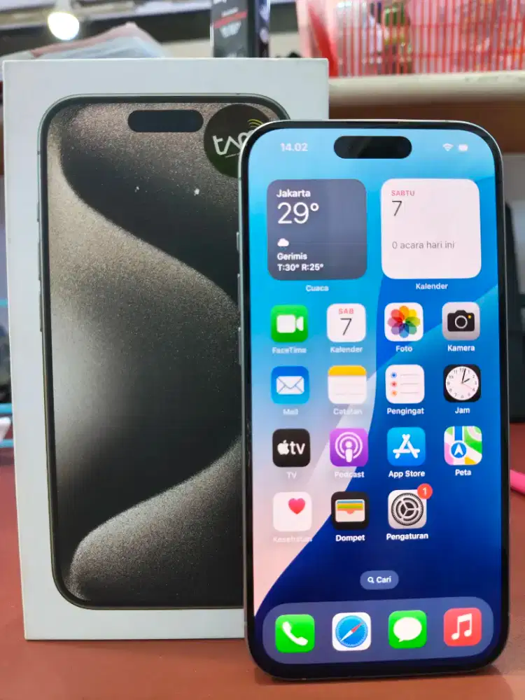 Iphone 15 Pro 256GB Bekas Garansi iBox