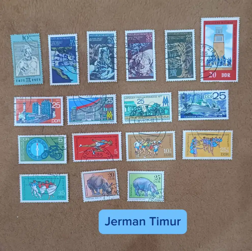 Perangko Kuno Jerman Timur