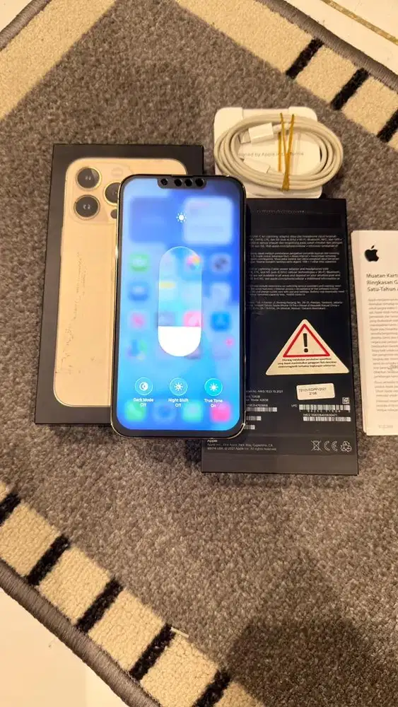 Iphone 13 Pro 128GB Gold Mulus Resmi Ibox Lengkap