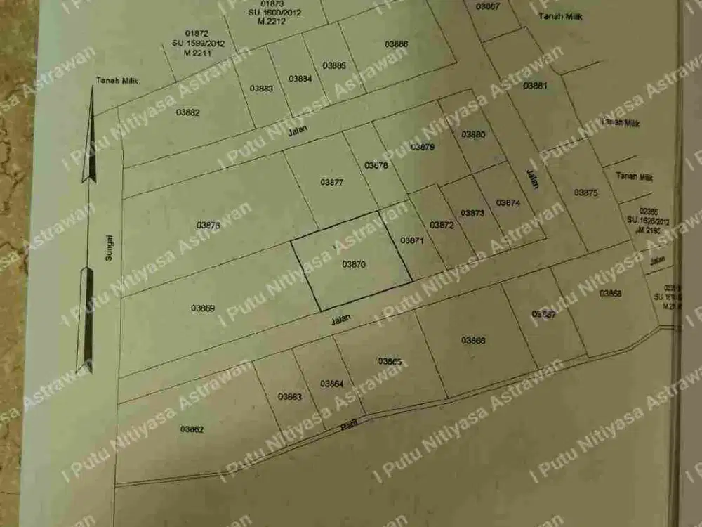 DIJUAL Tanah Dalam Perumahan di Pering Gianyar – Zona Kuning & Akses Privat