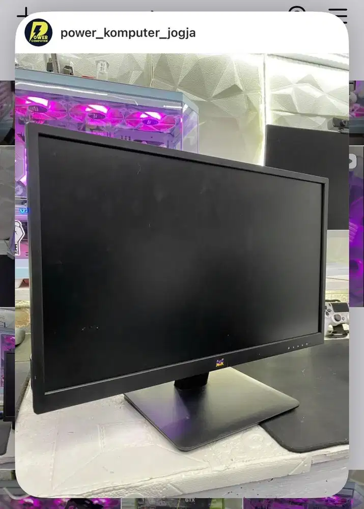 Monitor Viewsonic 22inch FHD IPS LED Lengkap Kabel Segel Mulus 650k