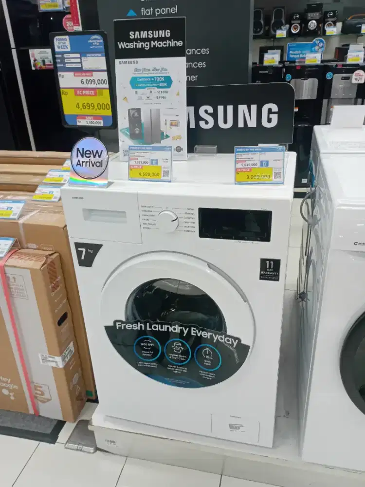 Mesin cuci front loading samsung 7kg
