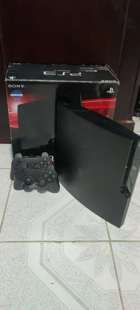 PS 3 slim hd 320 GB kondisi normal