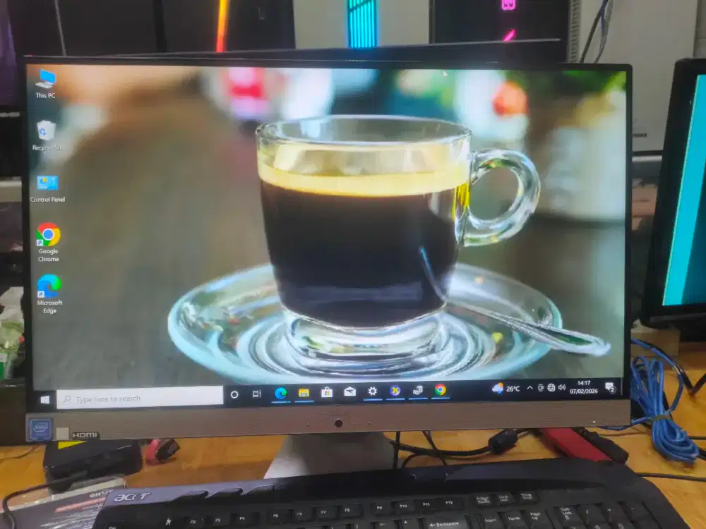 Aio all in one Asus Celeron ram 8gb