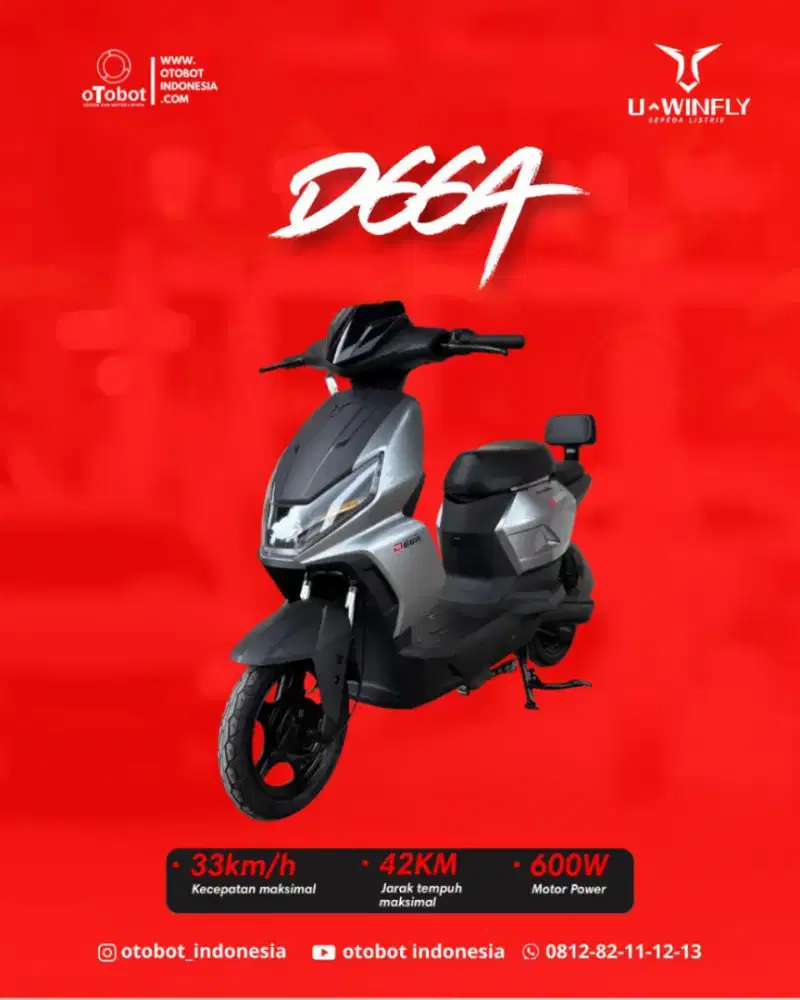 SEPEDA LISTRIK D66A UWINFLY