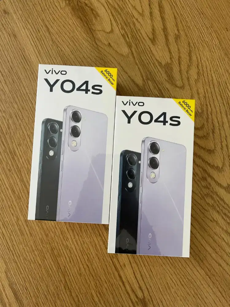 Vivo Y04S 4/128 New Bergaransi Resmi Siap Antar