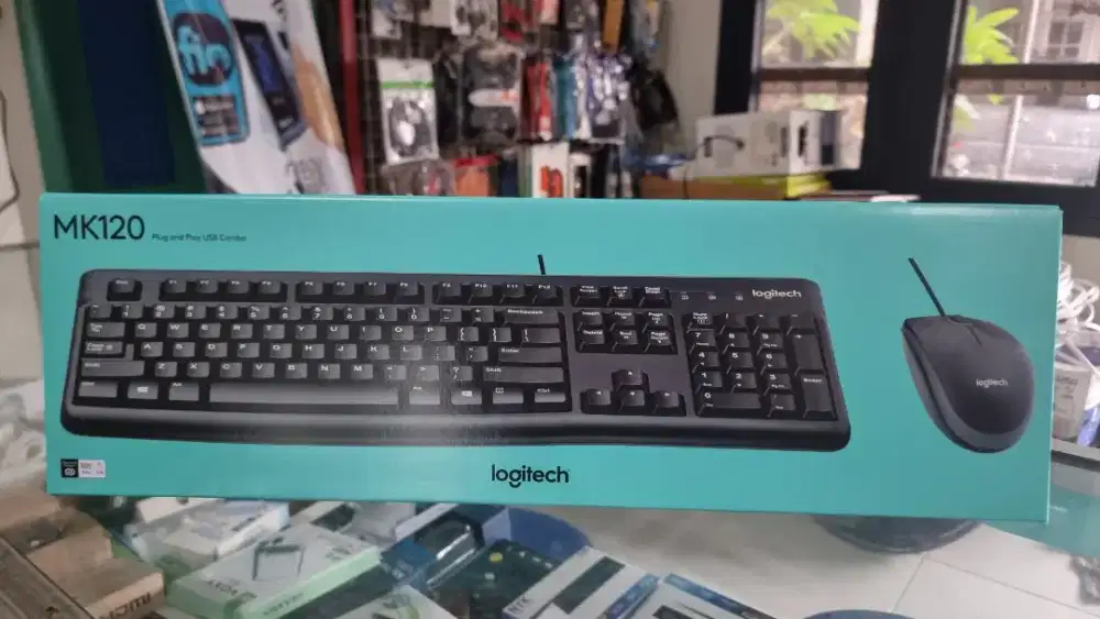 Keyboard Mouse Logitech MK120 - Ori